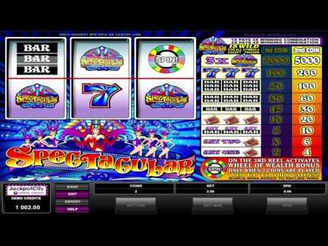 Free Spectacular slot machine by Microgaming gameplay ★ SlotsUp