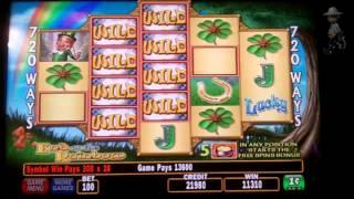 IGT Gaming - End of the Rainbow Slot Line Hit ~NICE WIN~
