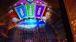 Ellen's Wheel Of Riches Bonus At 75 Cent Bet