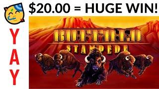 MY BONUS WAS HORRIBLE but THEN THIS HAPPENED on BUFFALO STAMPEDE SLOT MACHINE POKIE