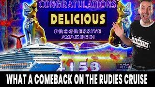 • Premiere LIVE • HUGE Comeback on the RUDIES CRUISE • Delicious BIG WIN on Desert Cats