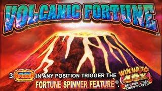 Volcanic Fortune slot machine, live play & bonus