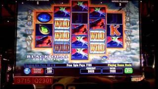 Fire Opals an IGT 2 cent game slot machine bonus win at Sands