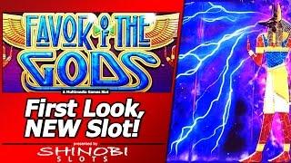 Favor of the Gods Slot - First Look, Two Free Spins Bonuses in new Multimedia Games Slot