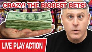 ⋆ Slots ⋆ CRAZY! The ONLY Slot Stream with The BIGGEST BETS! ⋆ Slots ⋆ The Big Jackpot LIVE