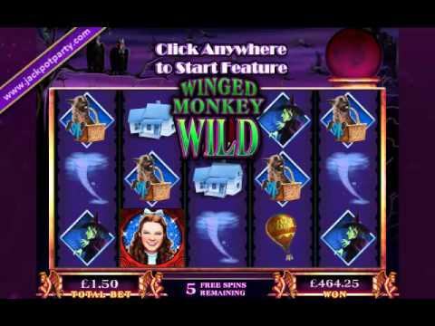 £514 SUPER BIG WIN (342 X STAKE) THE WIZARD OF OZ™ BIG WIN SLOTS AT JACKPOT PARTY
