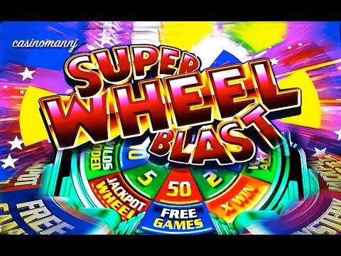 SUPER WHEEL BLAST SLOT - 50 FREE SPINS! - BIG WIN! - Slot Machine Bonus