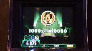 Wizard of Oz Slot Machine Bonus - Road to Emerald City Bonus - Big Win!