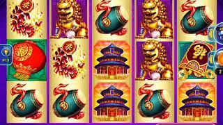 BIG RED LANTERN Video Slot Casino Game with a "BIG WIN"  FREE SPIN BONUS