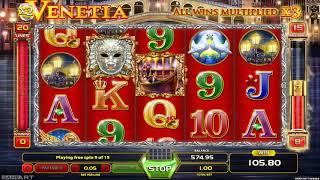 Venetia casino slots - 122 win!