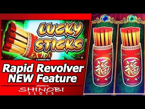 Lucky Sticks - First Look at New Rapid Revolver Feature by Konami