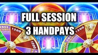 This was the full session where I had back to back handpays on Buffalo Revolution