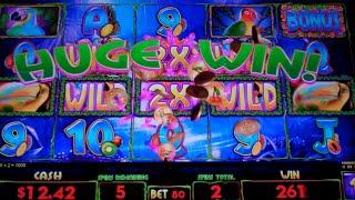 Tropical Splendor Slot Machine Bonus - 7 Free Games with Wild Burst - Nice Win