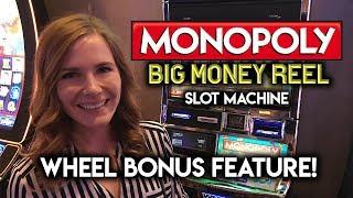 Monopoly BIG Money Reels! • WHEEL • BONUS Fast Cash Timberwolf! Fast Cash BONUS