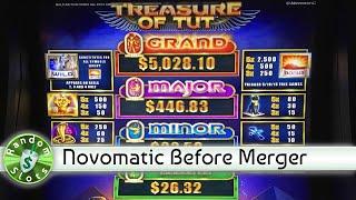 Treasure of Tut slot machine bonus with retriggers