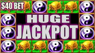 I CAN’T BELIVE THIS HUGE JACKPOT ON $40 BET CHINA SHORES HIGH LIMIT SLOTS