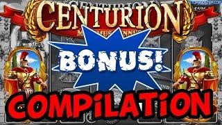 Centurion Slot Bonus Compilation - JACKPOTS and BONUSES