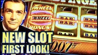 •FIRST LOOK! NEW SLOT!!• JAMES BOND 007 | GOLDFINGER & DIAMONDS ARE FOREVER Slot Machine Bonus (SG)