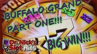 **BIG WINS!!!/BONUSES!!!** Buffalo Grand Slot Machine Part One