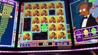 Big win on Simpson’s Slot machine, max bet
