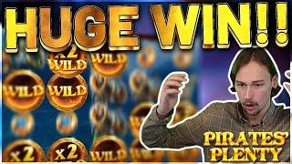 Pirates Plenty Big win - HUGE WIN  on Casino Games from Casinodaddy LIVE STREAM