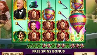 WIZARD OF OZ:  THE GREAT BALLOON Video Slot Casino Game with a FREE SPIN BONUS