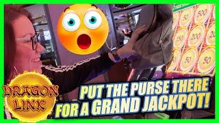 LADY HOLDS HER PURSE FOR A GRAND JACKPOT! BUT DOES IT WORK? ⋆ Slots ⋆ ⋆ Slots ⋆ ⋆ Slots ⋆ DRAGON LINK JACKPOT HANDPAY!