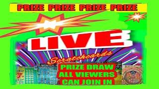 FANTASTIC.." L I V E"..  VIDEO..."VIEWERS JOIN IN"...Scratchcards....PRIZE DRAW...ITS FUN