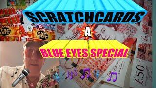 •‍•️Scratchcard•‍•️ Special•..• Blue Eyes•.George•Our Fan club address is below says piggy•