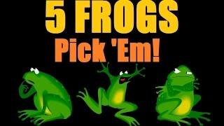 ★THERE IS A BIG WIN! Find The BIG WIN 5 Frogs Slot Machine Bonus!! ~ Aristocrat (Five Frogs)