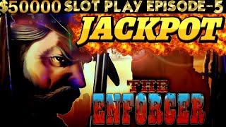 The ENFORCER Slot Machine HANDPAY JACKPOT & Live Play  | SEASON 6 | EPISODE #5