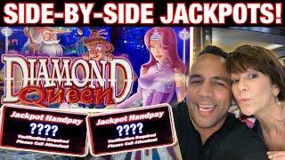 ⋆ Slots ⋆ Diamond Queen SIDE BY SIDE Jackpot Handpays w/Cath at Cosmo Las Vegas!! | Cleopatra ⋆ Slot