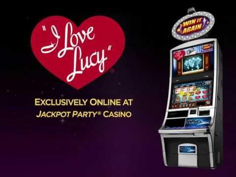 The amazing "I Love Lucy" online slot game only at JackpotParty.com