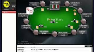 PokerSchoolOnline Live Training Video:  "4.40 15 k GTD MTT Win Replay Part 1 " (19/06/2012) ChewMe1