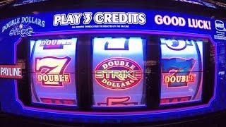 Double Dollars Strike Slot Machine BIG WINS & Live Play