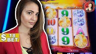 $18/BET Buffalo Gold Collection Slot Machine Bonus Wins!