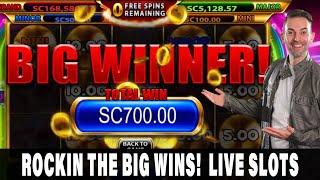 ★ Slots ★ LIVE ONLINE SLOTS ★ Slots ★ Rockin the BIG WINS on PlayChumba Social Casino! #ad
