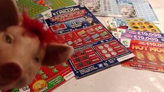 MONOPOLY Scratchcards..HOT MONEY..COOL FORTUNE..TRIPLE 7..LUCKY BUG.etc