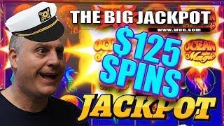 $125 / Spin •Ocean Magic DOUBLE JACKPOT!!! •