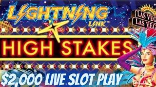 $2,000 vs High Limit Lightning High Stakes Link Slot Machine | SE-4 | EP-15
