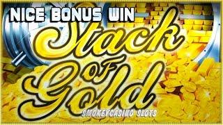 Stack Of Gold Slot Machine Bonus Win