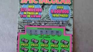 Cash Spectacular - New $10 Illinois Lottery Instant Scratch Off Ticket