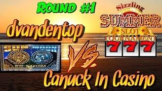 Summer Sizzle Slot Tournament Round #1 - Sun & Moon Slot Machine Live Play