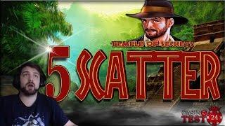 5 SCATTER on Temple of Secrets - Novomatic Slot - 1€ BET!