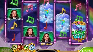 THE WIZARD OF OZ: OVER THE RAINBOW Video Slot Game with an 