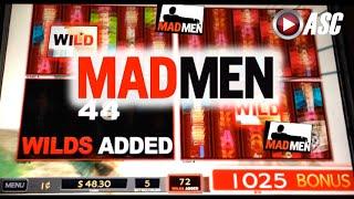 *NEW* MAD MEN | WMS - Falling Reels Feature Slot Machine Bonus