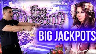 Winning Big Jackpots On The Dream High Limit Slot Machine - $80 Max Bets