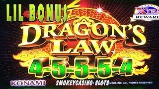 Dragon's Law 4-5-5-5-4 Reels Slot Machine ~ The Button Tapper!