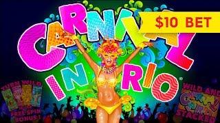 Carnival In Rio Slot - $10 Bet - GREAT SESSION!