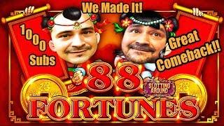 88 Fortunes slot machine - Great Comeback! Nice Bonuses and a jackpot pick
